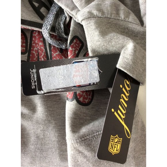 NWT, Arizona Cardinals NFL, Junior Size M, Hood Sweatshirt, Really Cute Design! - Picture 9 of 10